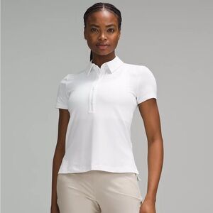 Lululemon White Golf Shirt